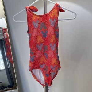 Hanna Andersson Disney Patterned Girls' One-Piece Swimsuit